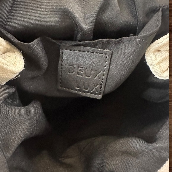 Canvas Backpack Deux Lux Black Accent‎ Casual Daypack Travel Bag Purse - Picture 7 of 7